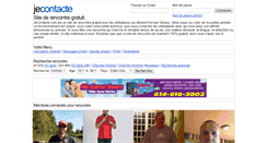 Desktop Screenshot of celibataire.jecontacte.com