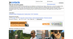 Desktop Screenshot of homosexualite.jecontacte.com