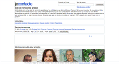 Desktop Screenshot of nouveau.jecontacte.com