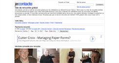 Desktop Screenshot of demande.jecontacte.com