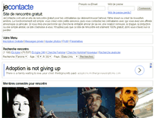 Tablet Screenshot of amour-sur-net.jecontacte.com