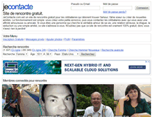 Tablet Screenshot of jecontacte.com
