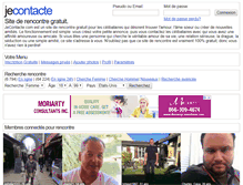 Tablet Screenshot of musique.jecontacte.com