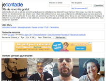 Tablet Screenshot of couple-cherche.jecontacte.com
